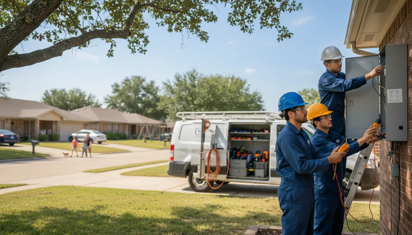 Certified electrician providing emergency electrical services in Nilwood, IL